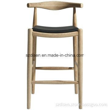 Solid Wooden Barstool (DS-C143B)